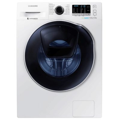 Samsung AddWash WD80K5410OW/EU 1400 Spin 8kg+6kg Washer Dryer in White Samsung AddWash WD80K5410OW/EU 1400 Spin 8kg+6kg Washer Dryer in White